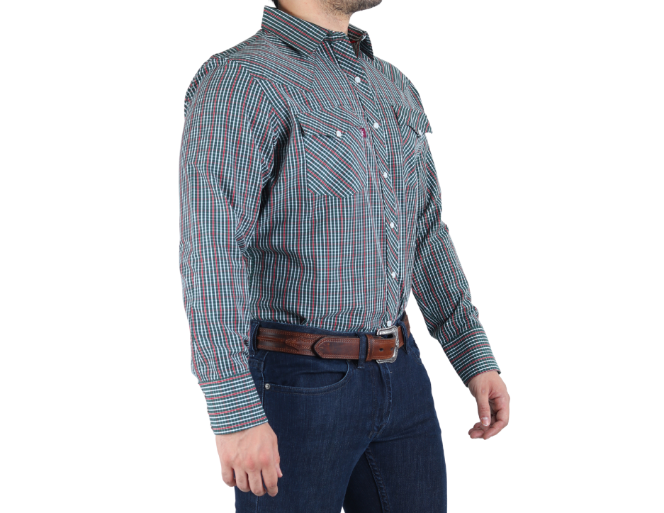 Camisa Vaquera Clásica Manga Larga | FARWEST