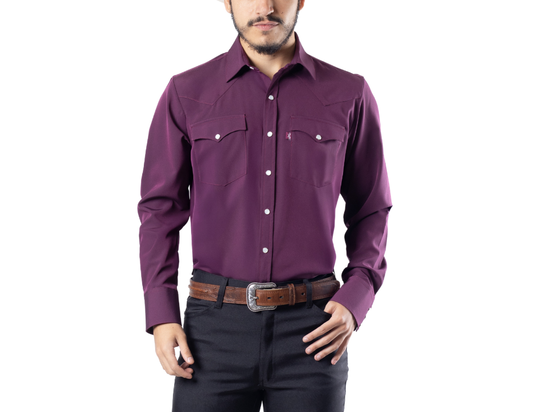 Camisa Vaquera Fashión Manga Larga | FARWEST