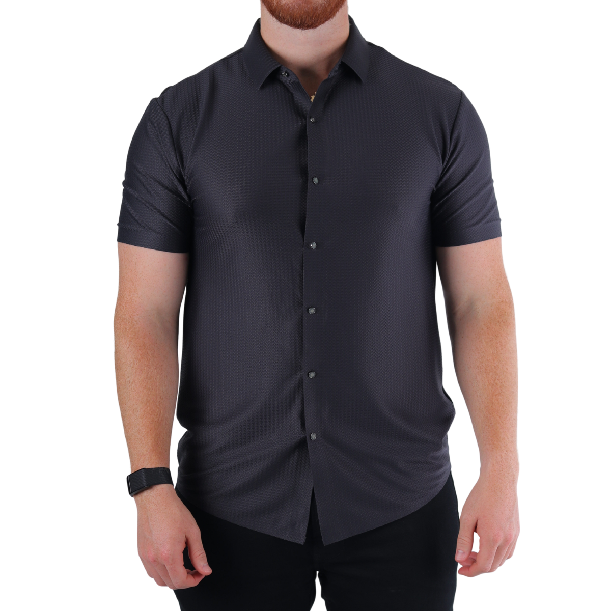 Camisa Casual Hombre | Dry-Fit, Antiarrugas, Stretch | BERMAN