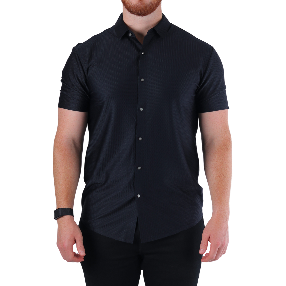 Camisa Casual Hombre | Dry-Fit, Antiarrugas, Stretch | BERMAN