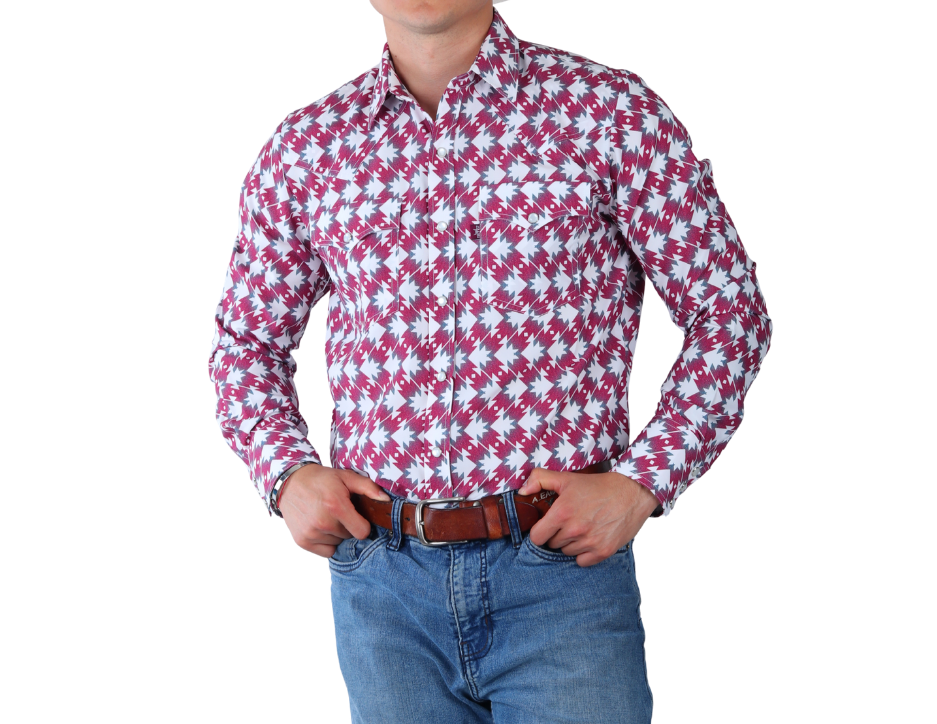 Camisa Vaquera Clásica Manga Larga | FARWEST