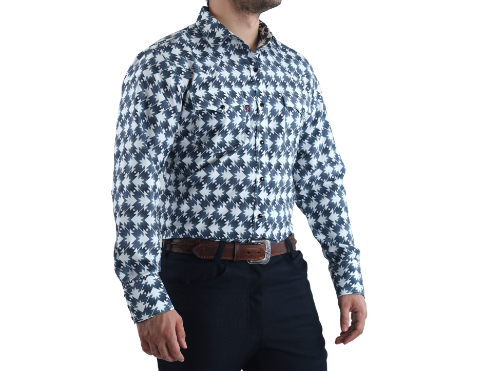 Camisa Vaquera Clásica Manga Larga | FARWEST