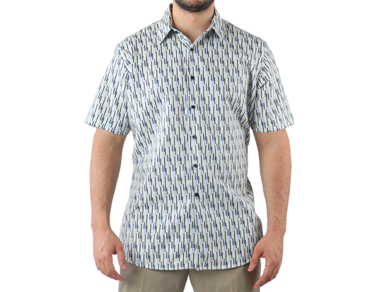 Camisa Casual Manga Corta para Hombre | KHAKI & BLUES