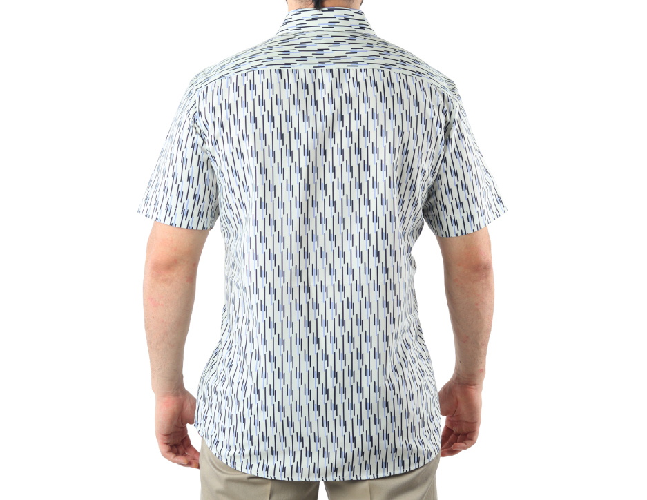 Camisa Casual Manga Corta para Hombre | KHAKI & BLUES
