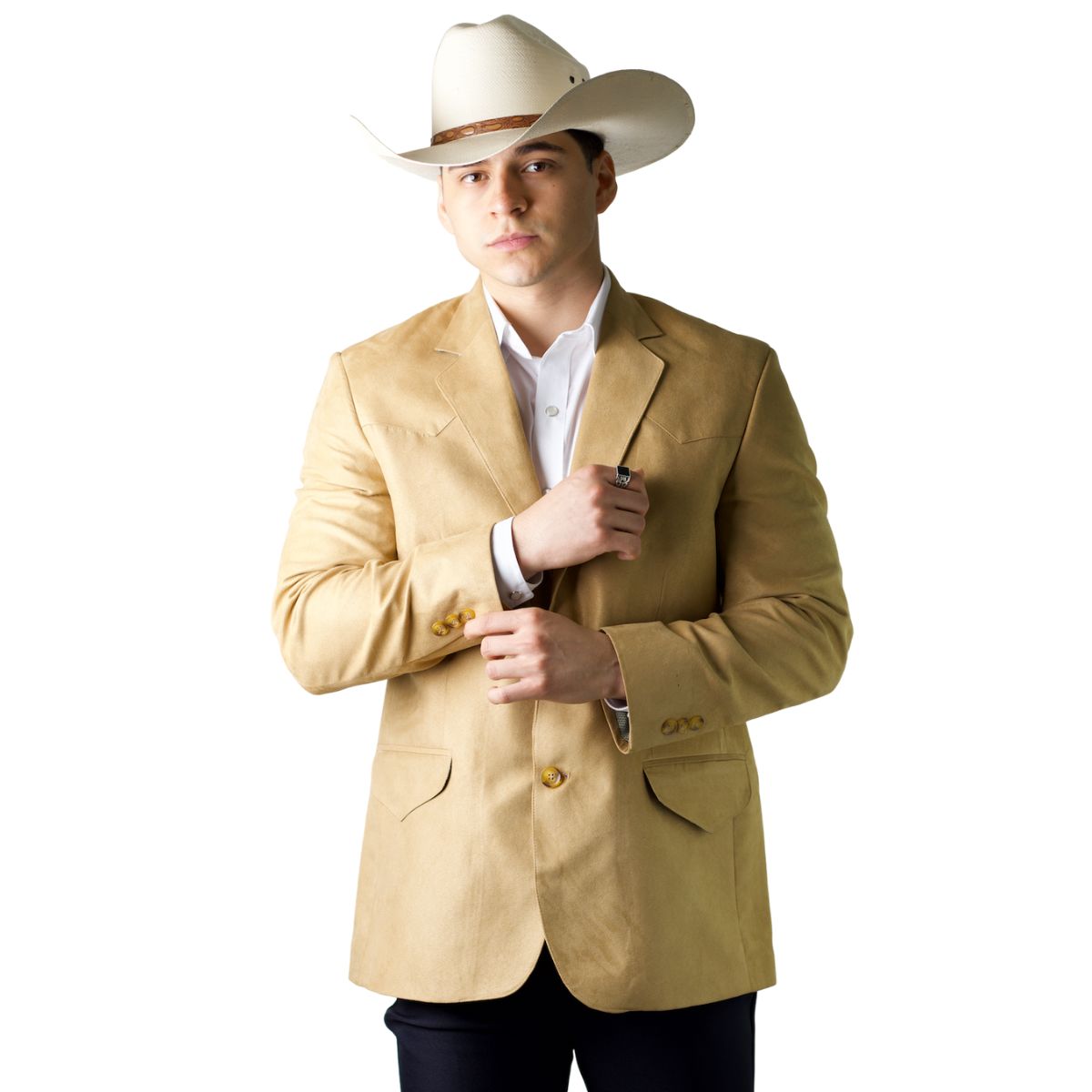 Saco Vaquero Elegante para Hombre | Gamuza Farwest